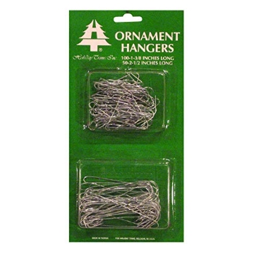 Picture of HOLIDAY LIGHT RAIL LLC 3927000 Holiday Trims Ornament Hooks Giant Silver (PK-36-EA)