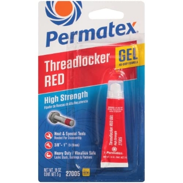 Picture of Permatex 27005 Permatex 27005 High Strength Threadlocker Red Gel Squeeze, 5 g (EA)