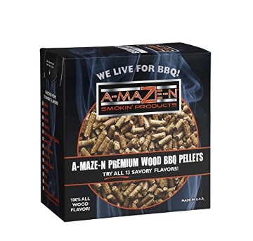 Picture of A-MAZE-N AZPLT090240131 A-MAZE-N AMNP2-STD-0009 100% Premium Wood BBQ Smoker Pellets, Pitmaster's Choice, 2 Pounds (EA)