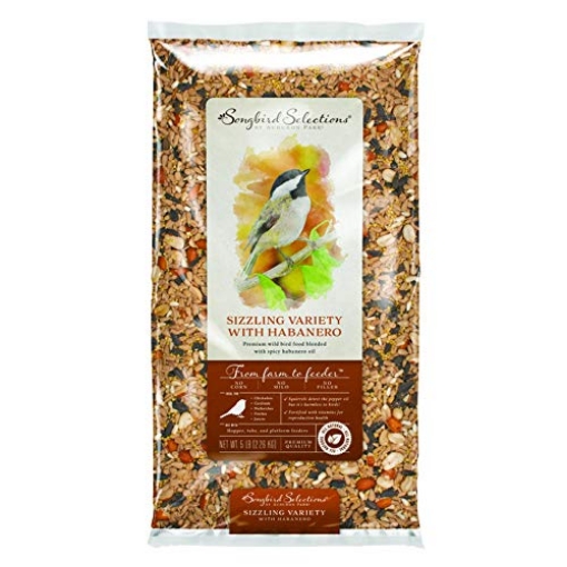 Picture of SONGBIRD SELECTIONS 13630 Global Harvest Foods+Songbird+Selections+Chickadee+and+Nuthatch+Wild+Bird+Food+Sunflower+5+lb.+-+Case+of%3a+1%3b (EA)