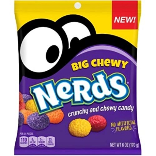 Picture of NERDS 684348 Nerds Big Chewy Fruity Candy 6 oz. - Case of: 12;12 (PK-12-EA)