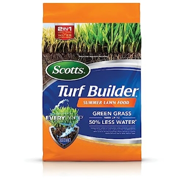Picture of THE SCOTTS MIRACLE-GRO COMPANY 49021 Scotts Turf Builder Summer Lawn Fertilizer Plus Water Maximizer, Safe for All Grass Types, 4,000 sq. ft., 9.42 lbs. (EA)
