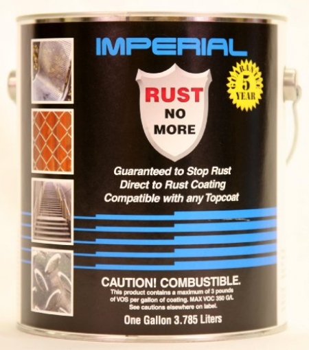 Picture of IMPERIAL BLADES INC W59054Q Blue Water Marine Paint Rust No More, Gray, Quart (PK-6-EA)
