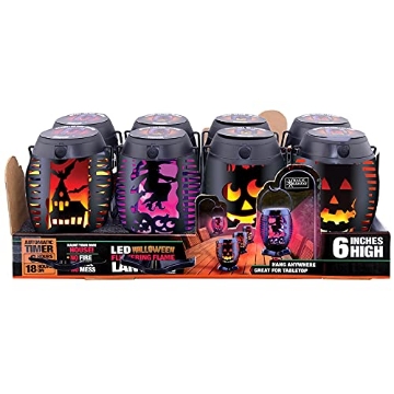 Picture of MAGIC CHEF 702925 shawshank ledz Magic Seasons Halloween Flickering Flame Lantern 1 pk (PK-12-EA)