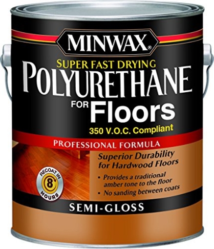 Picture of Minwax 130240000 Minwax Semi-Gloss Clear Polyurethane Floor Finish 1 gal. (PK-2-EA)