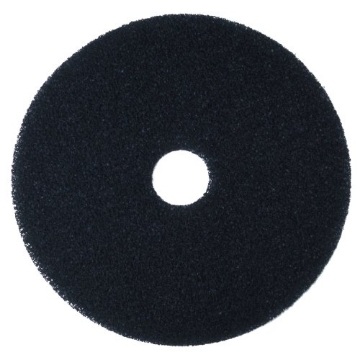 Picture of 3M 7200 3M Black Stripper Floor Pad 7200, 16", Used with Water-based Floor Finish Stripping Solutions, Remove Soiled Floor Finishes and Sealers (CT-5-EA)