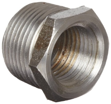 Picture of ANVIL INTERNATIONAL 8700129458 Anvil 8700129458, Malleable Iron Pipe Fitting, Hex Bushing, 1-1/4" NPT Male x 3/4" NPT Female, Black Finish (EA)