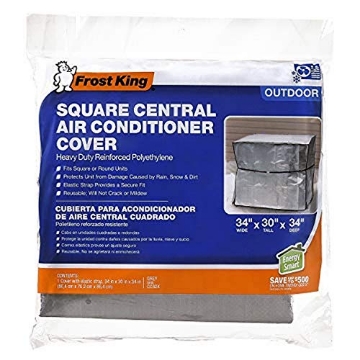 Picture of FROST CUTLERY CO CC32XH Frost King CC32XH 34x34x30 Square Central Air Conditioner Cover (Heavy Duty Reinforced Polyethylene) (EA)