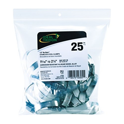 Picture of IDEAL TRIDON 6728550 IDEAL CLAMP PRODUCTS 6728550 Tridon HY-Gear 67-6 Worm Gear Hose Clamp (EA)