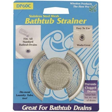 Picture of WHEDON PRODUCTS INC DP60C Whedon Products Inc. DP60C WHEDON PRODUCTS Mesh Bathtub Strainer, No Size, Silver (EA)