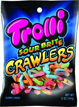 Picture of TROLLI 705872 Trolli Sour Brite Crawlers Sour Fruit Gummi Candy 5 oz. (PK-12-EA)