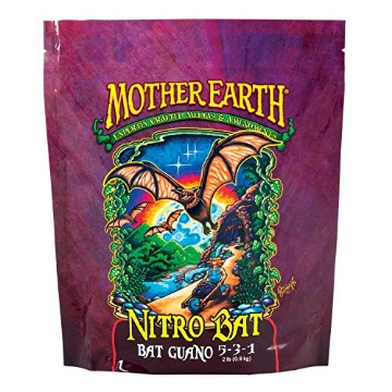 Picture of HYPONEX CORPORATION HGC733955 Mother Earth Products HGC733955 Nitro Bat Bat Guano 5-3-1 Plant Fertilizer for Vegetative Plants, Flowers and Tomatoes, 2 lbs., Natural (EA)