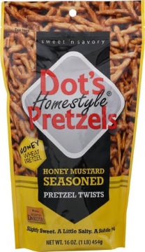 Picture of DOT'S PRETZELS LLC 57216 HONEY MUSTRD PRTZLS 16OZ (PK-10-EA)