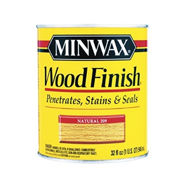 Picture of Minwax 70000444 Minwax Wood Finish Semi-Transparent Natural Oil-Based Wood Stain 1 qt. (PK-4-EA)