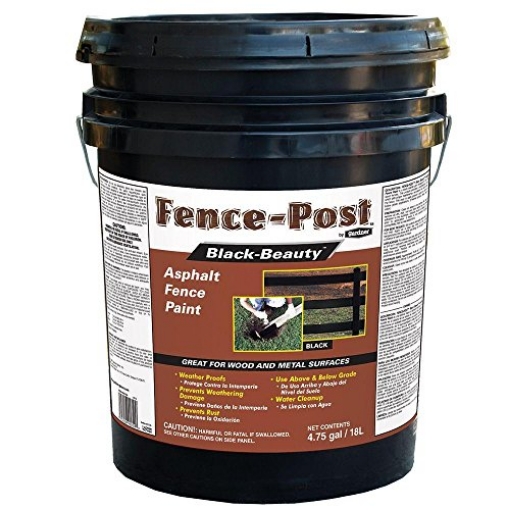 Picture of GARDNER 9005-GA Gardner-Gibson 9005-GA 5GAL Fence Post Paint, 608 Fl Oz (Pack of 1), Black (EA)