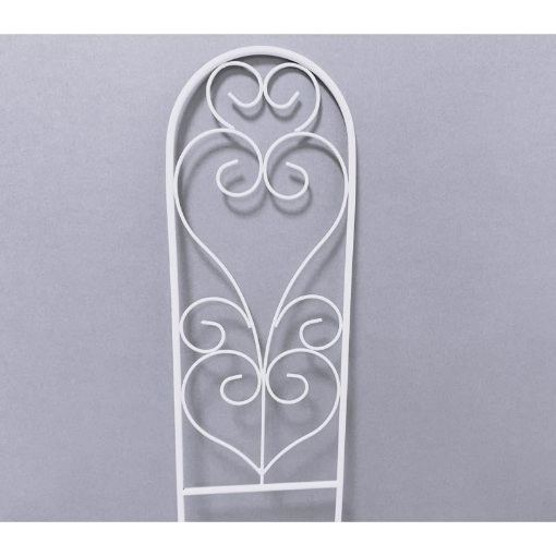 Picture of Living Accents 58075 Living Accents 7036133 24 in. Steel Trellis White (EA)
