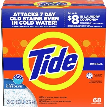 Picture of Tide 84997 Tide Original HE Turbo Powder Laundry Detergent, 68 Loads, 95 Oz (BX)