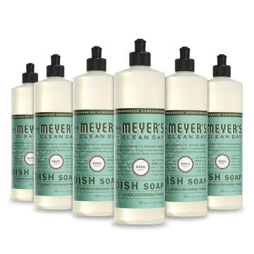 Picture of Mrs Meyers 14103 Mrs. MEYER'S CLEAN DAY Liquid Dish Soap, Basil, 16 fl. oz - Pack of 6 (PK-6-EA)