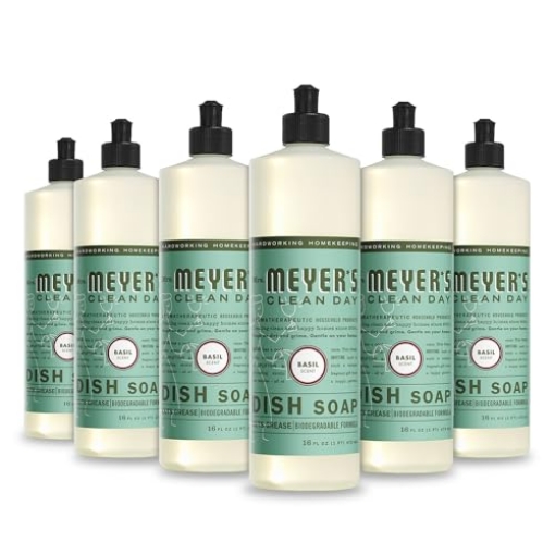 Picture of Mrs Meyers 14103 Mrs. MEYER'S CLEAN DAY Liquid Dish Soap, Basil, 16 fl. oz - Pack of 6 (PK-6-EA)