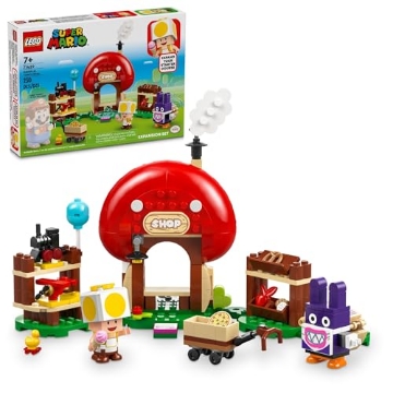 Picture of Lego 71429 LEGO Super Mario Nabbit at Toad’s Shop Expansion Set, Build and Display Toy for Kids, Video Game Toy Gift Idea for Gamers, Boys and Girls Ages 7 and Up, 71429 (EA)