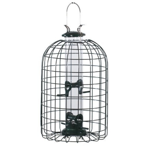 Picture of Audubon NATUBE3 WOODLINK LTD. Audubon Wild Bird 1.25 lb. Plastic/Wire Caged Tube Bird Feeder 4 Ports (EA)