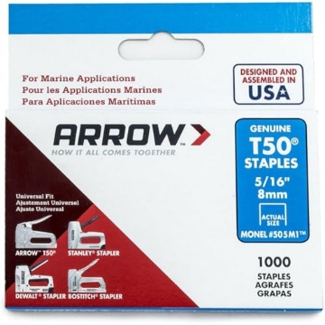 Picture of ARROW FASTENER CO LLC 505M1 Arrow Fastener 505M1 5/16" T50 Monel Staples (PK-5-EA)