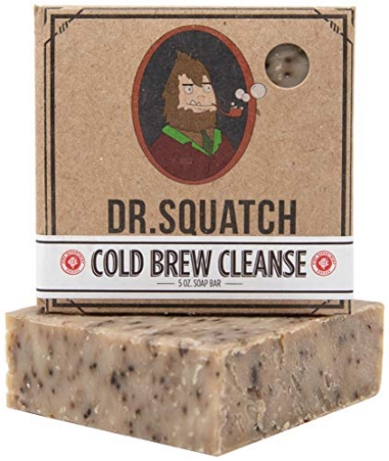 Picture of YETI PARENT HOLDINGS LLC WH-BAR-COF-01 Dr. Squatch Cold Brew Cleanse Coffee Soap Bar – Blend of Shea Butter, Salt, Kaoilin Clay, and Some Top Notch Coffee Beans – Organic Handmade in USA (EA)