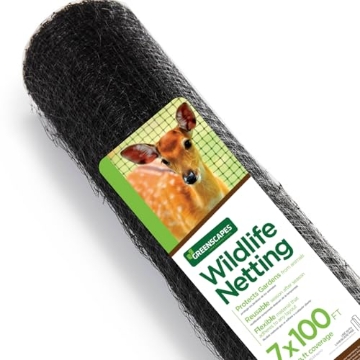 Picture of HANES COMPANIES INC 7024571 Greenscapes Heavy Duty Wildlife Netting 7lb – 7' x 100' Garden Fence Barrier for Deer, Birds, Rabbits, Animal Protection Mesh (EA)