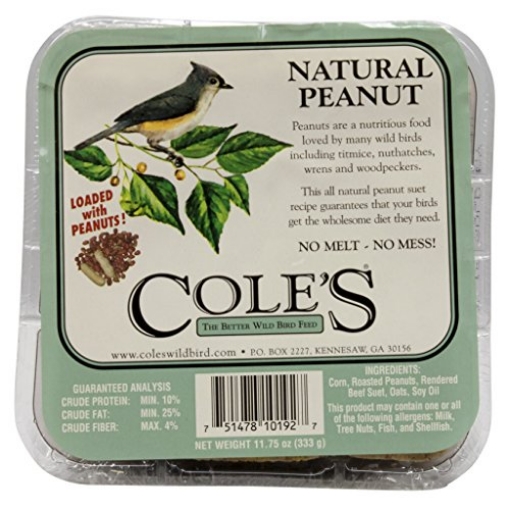 Picture of Cole Hersee NPSU COLES WILD BIRD PRODUCTS Natural Peanut Suet, 1 EA (EA)