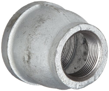 Picture of ANVIL INTERNATIONAL 8700135703 Anvil 8700135703, Malleable Iron Pipe Fitting, Reducer Coupling, 1-1/2" x 1" NPT Female, Galvanized Finish (EA)