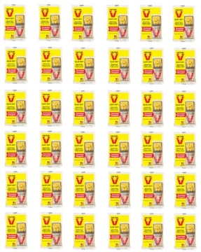 Picture of Victory Innovations Co. M035 Victor M035 Plastic Pedal Easy Set Sustainably Sourced FSC Wood Snap Mouse Trap - 72 Traps (PK-36-EA)