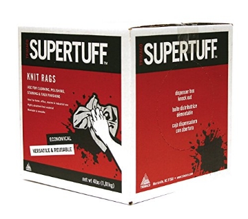 Picture of SUPERTUFF 10817 Trimaco 10817 SuperTuff White T-Shirt Rags, Knit 4lb Box, 128 Fl Oz (EA)