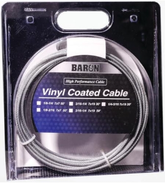 Picture of Baron 3205 BARON MFG Cable Vinyl 7X19 3/16-1/4 50FT 03205 (EA)