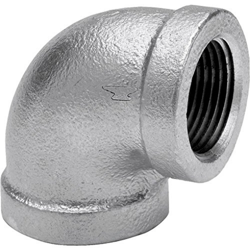 Picture of ANVIL INTERNATIONAL 8700125308 Anvil 3/8 in. FPT x 3/8 in. Dia. FPT Galvanized Malleable Iron Elbow (EA)
