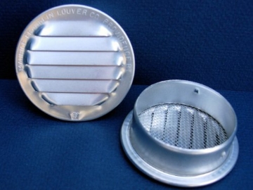 Picture of MAURICE FRANKLIN LOUVER RL-100 6 Maurice Franklin Louver 6 in. W x 6 in. L Bright Silver Aluminum Mini Louver (EA)