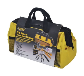 Picture of ACE TRADING - CMA 3 DR76581 Steel Grip Tool Set Black/Yellow 31 pc. (EA)