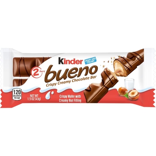 Picture of FERRERO 761515 Ferrero Kinder Bueno Chocolate Candies 1.5 oz - Total Qty: 20 (PK-20-EA)