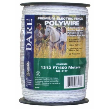 Picture of DARE PRODUCTS INC 3177 Fi-Shock Dare Products 3177 400mmx1312 WHT PolyWire (EA)