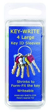 Picture of LUCKY LINE PRODUCTS INC 17204 Key-Write Plastic Assorted Key Sleeve (EA)