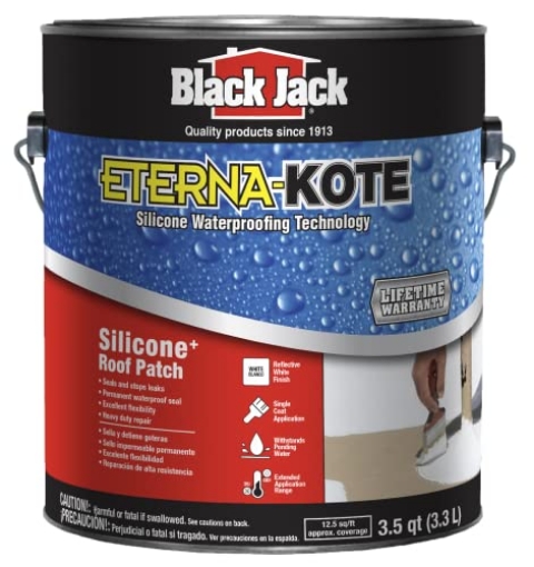 Picture of GARDNER PET GROUP AP-5811 Black Jack® ETERNA-KOTE® Silicone ROOF Patch - 1 Gallon (PK-4-EA)