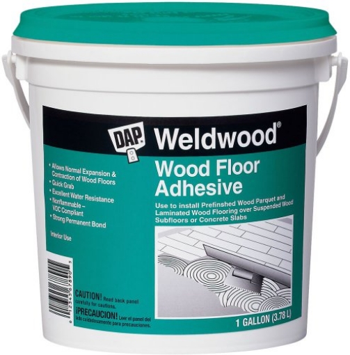 Picture of DAP 7079825136 DAP 25136 Wood Floor Adh 4 Gal Pail Raw Building Material, Off-White (EA)