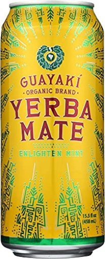 Picture of YERBA MADRE FG-04-00742 Guayaki, Organic Yerba Mate, Enlighten Mint, 15.5 oz (PK-12-EA)