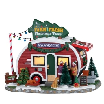 Picture of LEMAX INC 25928 Lemax Farm Fresh Christmas Trees #25928 (PK-4-EA)