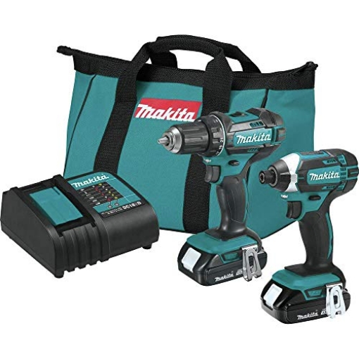Picture of Makita CT225SYX Makita CT225SYX 18V LXT® Lithium-Ion Compact Cordless 2-Pc. Combo Kit (1.5Ah) (EA)