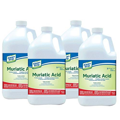 Picture of Klean-Strip GKGM75006 Klean-Strip Green Safer Muriatic Acid Jug 128 Oz (Pack of 4) (PK-4-EA)