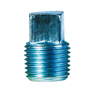 Picture of BILLCO CORP 753288000322 Billco 1/4 in. MPT Galvanized Square Head Plug (PK-5-EA)