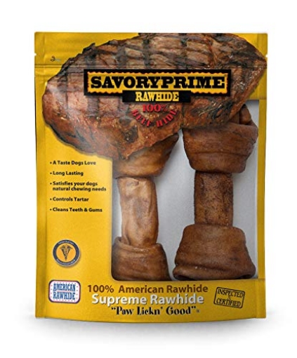 Picture of Savory Prime 22207 Savory Prime 2-Pack Supreme Bone, 6 To 7-Inch, Beef (EA)