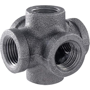 Picture of STZ INDUSTRIES 366 CRDO-12 STZ 366 CRDO-12 0.5 in. 6-Way Cross Dbloutlt Industrial Steel Gray (EA)