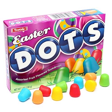 Picture of DOT'S PRETZELS LLC 8506 Tootsie Roll Easter Dots Candy Theater Boxes, 6-Ounce Packs - 12 Count Box (PK-12-EA)