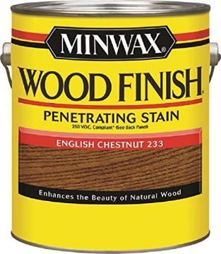 Picture of Minwax 710870000 Minwax Wood Finish Semi-Transparent English Chestnut Oil-Based Wood Stain 1 gal. (PK-2-EA)